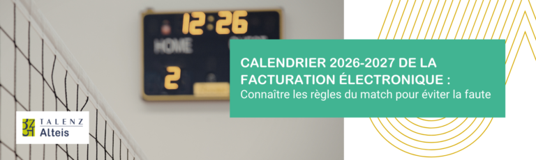 Header Calendrier 2026–2027 de la facturation électronique