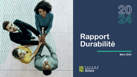 Talenz Alteis - Rapport de durabilité 2024